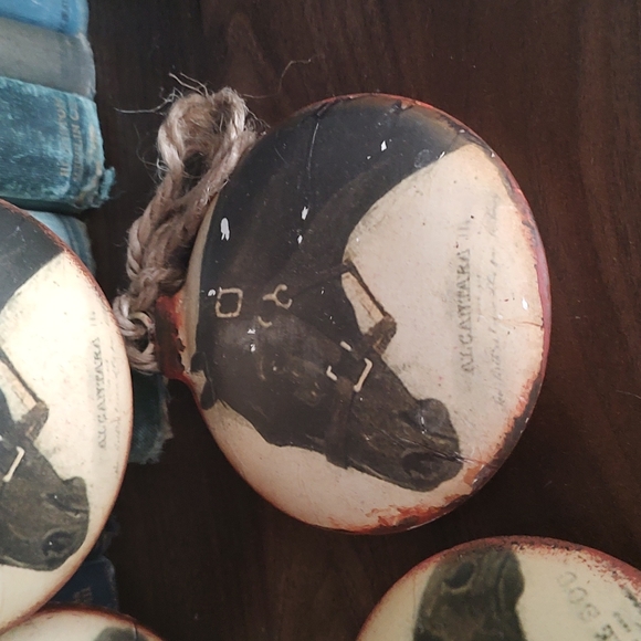 Lot 4 Metal Horse Alcantara Christmas Tree Ornaments Rustic Farmhouse Equestrian - Picture 4 of 6